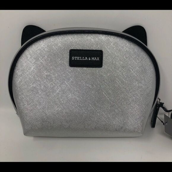 NEW Stella & Max Cat Makeup Bag - Picture 3 of 5